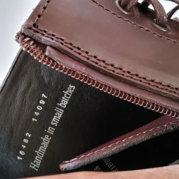 Thursday Boot Co. The Captain Lace-up Brown Leather Boots Size 7.5 New - Picture 2 of 10